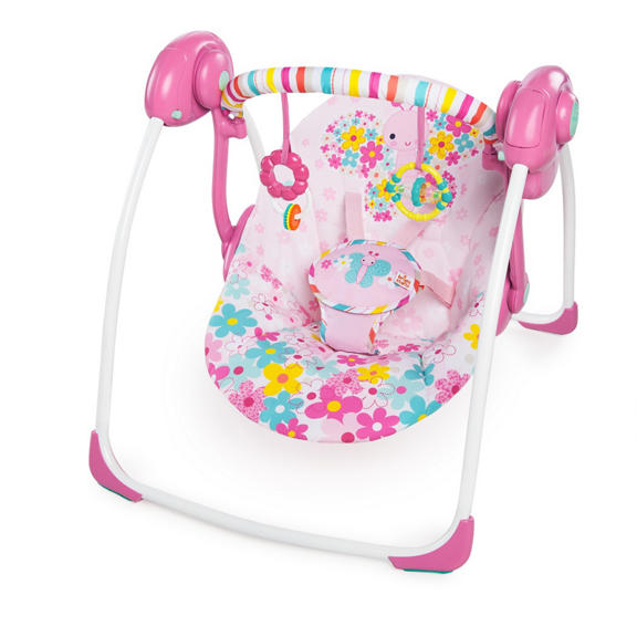 Pretty In Pink™ Butterfly Cutouts Portable Swing™