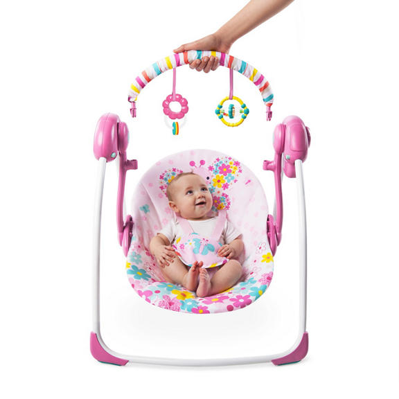 Pretty In Pink™ Butterfly Cutouts Portable Swing™