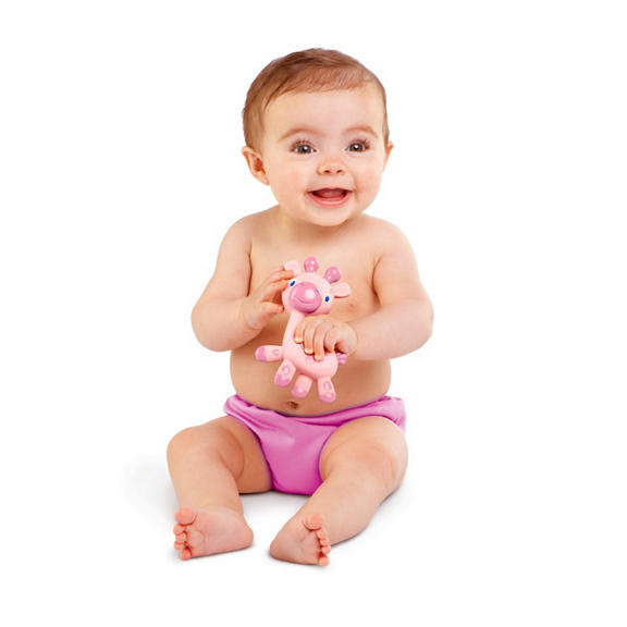 Soothimals Natural Rubber Teether™ – Giraffe