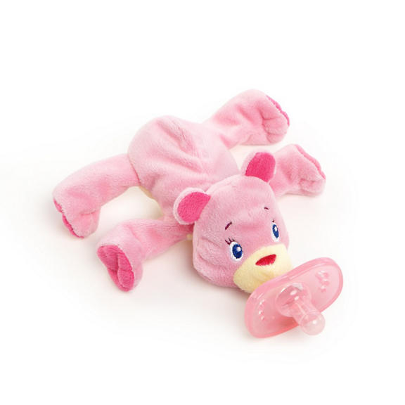 Cozy Coos Deluxe™ Pacifier – Pink Cub