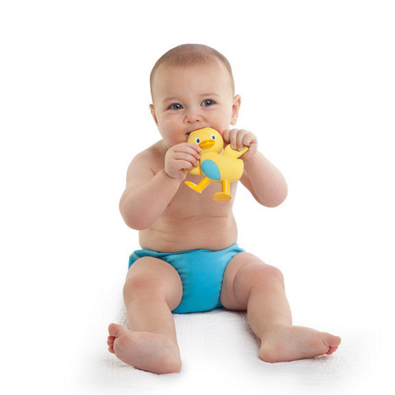 Soothimals Natural Rubber Teether™ – Duck