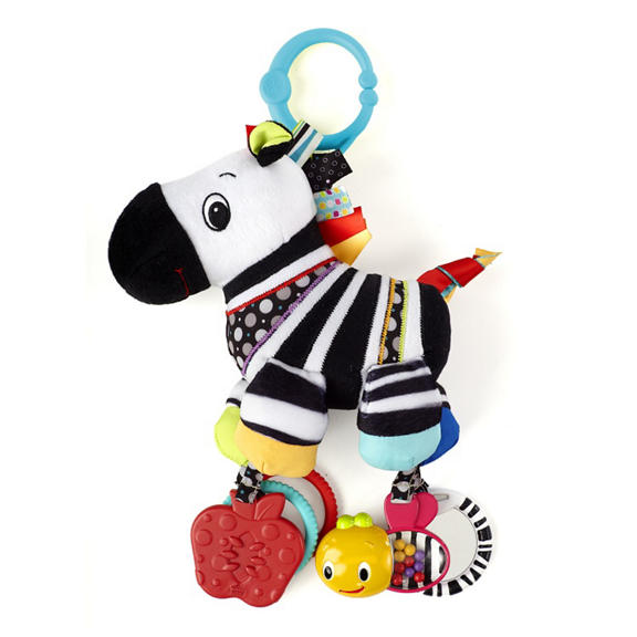 Sensory Plush Pals™ Zebra Take-Along Toy