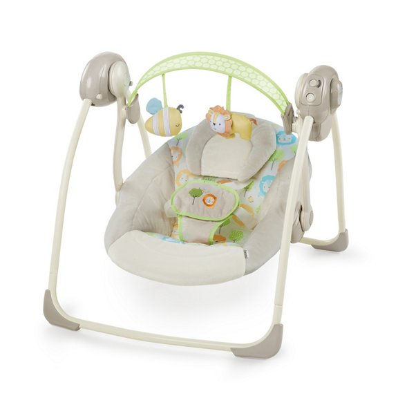 Soothe 'n Delight Portable Swing - Sunny Snuggles™