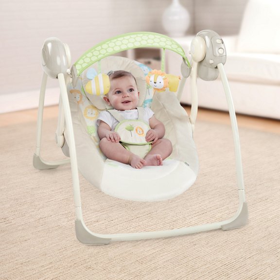 Soothe 'n Delight Portable Swing - Sunny Snuggles™