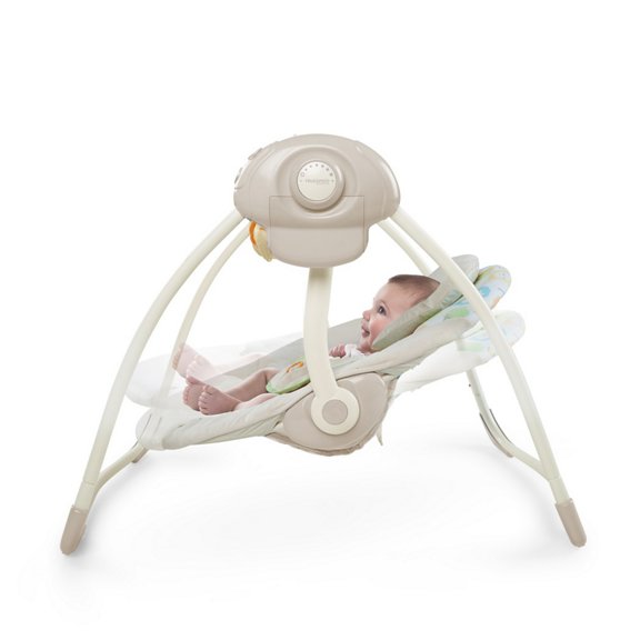 Soothe 'n Delight Portable Swing - Sunny Snuggles™
