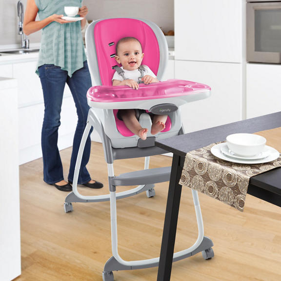 SmartClean™ Trio 3-in-1 High Chair™ - Magenta