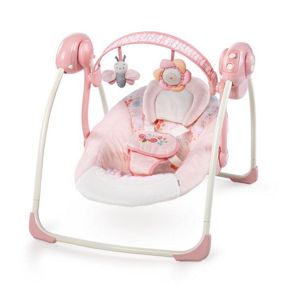 Soothe 'n Delight Portable Swing™ - Felicity Floral™