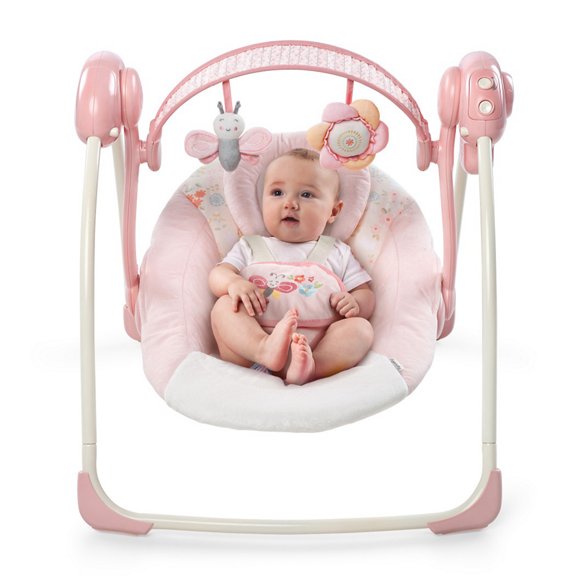 Soothe 'n Delight Portable Swing™ - Felicity Floral™