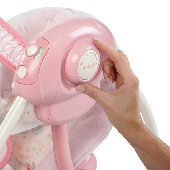 Soothe 'n Delight Portable Swing™ - Felicity Floral™