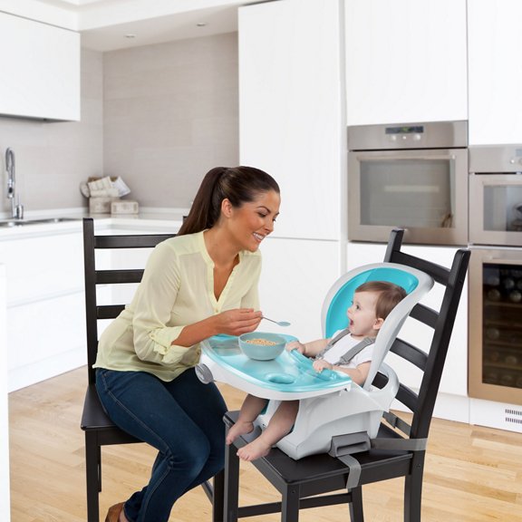 SmartClean Trio 3-in-1 High Chair - Aqua