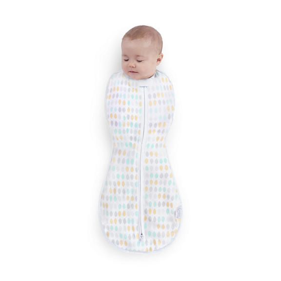 Woombie™ Perfect Peanut Swaddle™ - Restful Raindrops™ - 3-6 Months