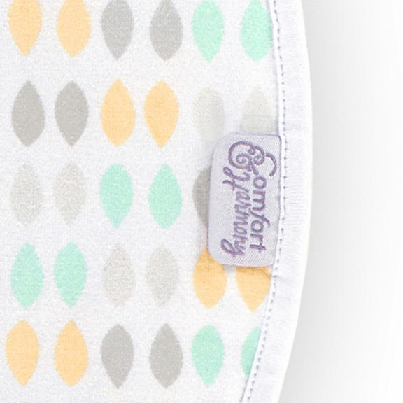 Woombie™ Perfect Peanut Swaddle™ - Restful Raindrops™ - 3-6 Months