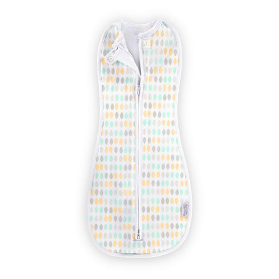 Woombie™ Perfect Peanut Swaddle™ - Restful Raindrops™ - 3-6 Months