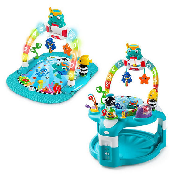 2-in-1 Lights & Sea Activity Gym & Saucer™