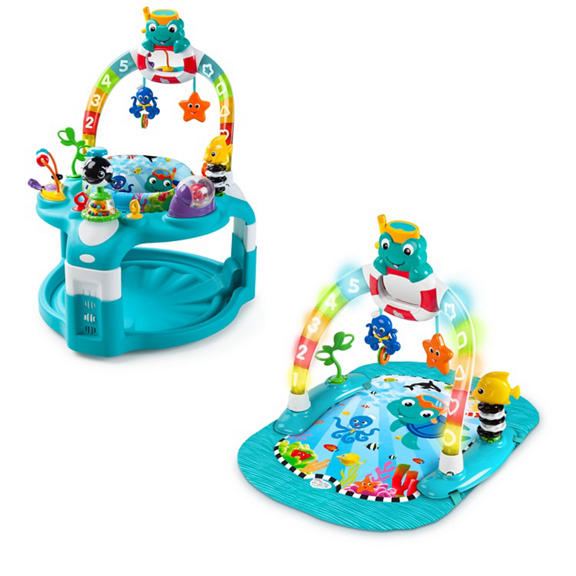 2-in-1 Lights & Sea Activity Gym & Saucer™