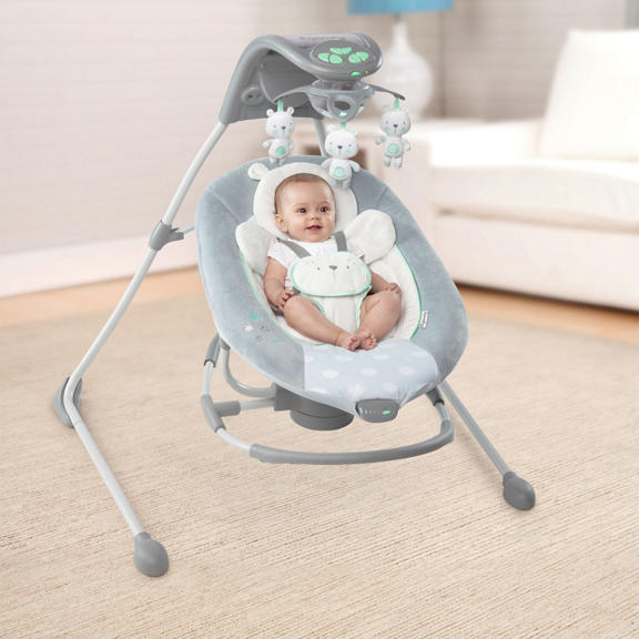 InLighten Cradling Swing & Rocker™ � Twinkle Twinkle Teddy Bear™