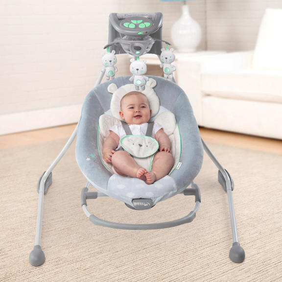 InLighten Cradling Swing & Rocker™ � Twinkle Twinkle Teddy Bear™