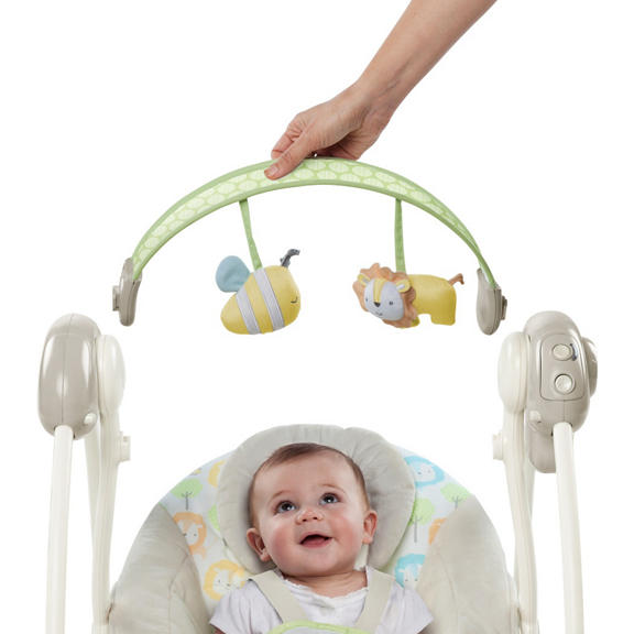 Soothe 'n Delight Portable Swing - Sunny Snuggles™