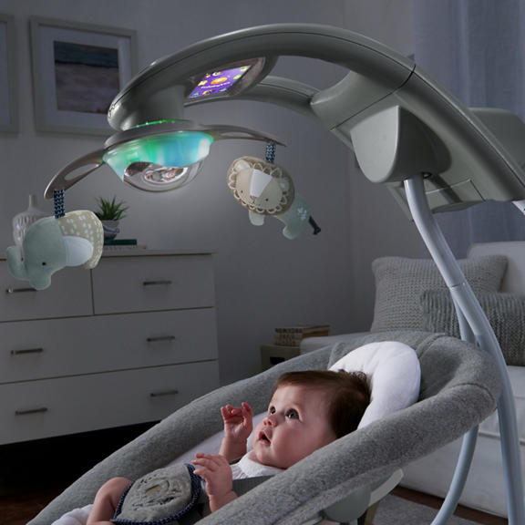DreamComfort™ InLighten Cradling Swing & Rocker™ - Townsend™