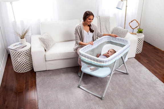 FoldAway Rocking Bassinet™ – Juniper™