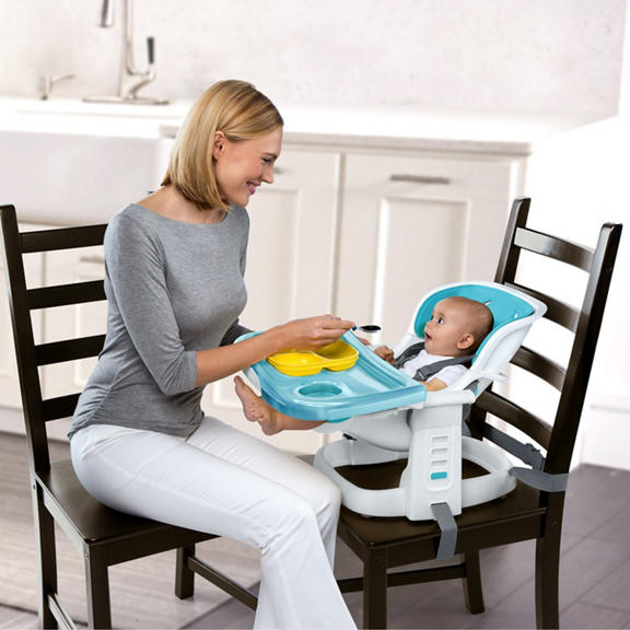 SmartClean ChairMate High Chair™ - Peacock Blue