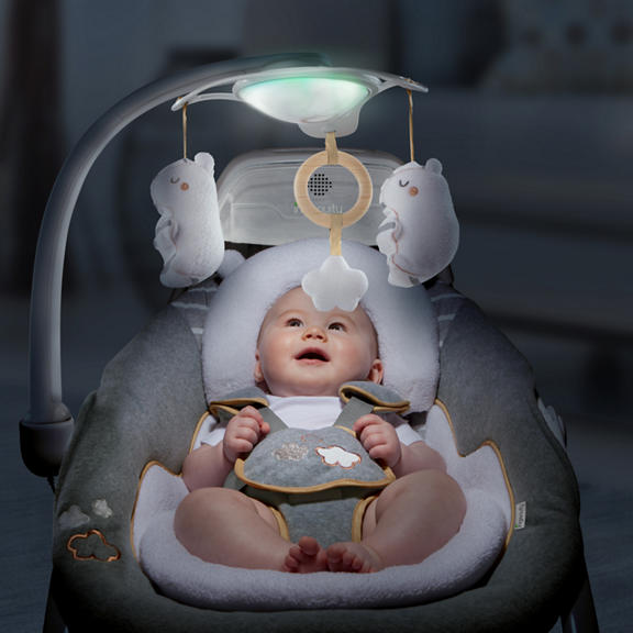 Boutique Collection™ SmartSize Gliding Swing & Rocker™ - Bella Teddy™