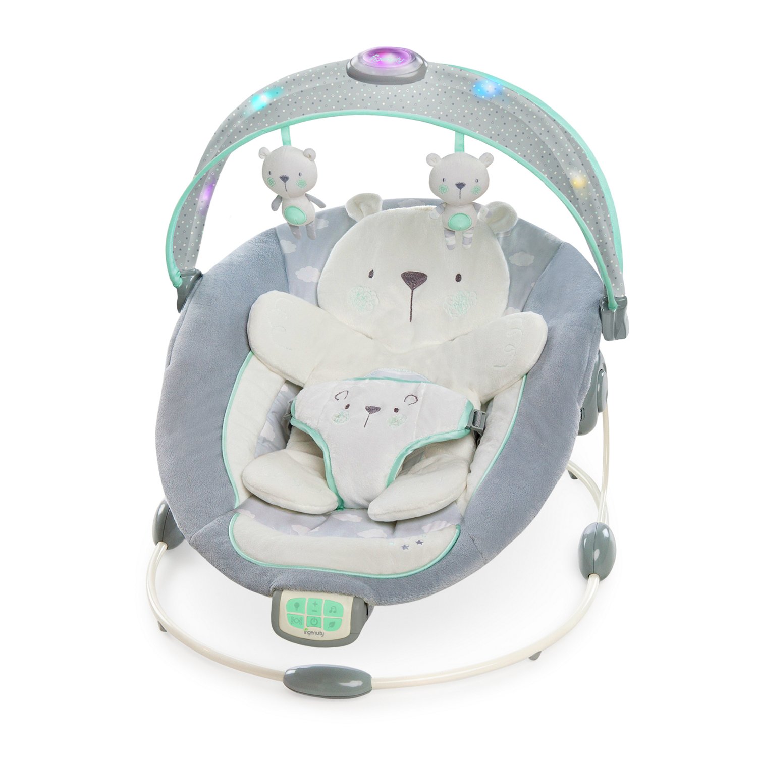 grey bouncy chair