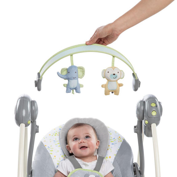 Soothe 'n Delight Portable Swing - Buzzy Bloom™